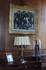 A desk in the study