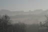 A misty Black Mountain path